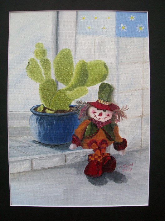 'On a Ledge Series' Cactus and Friend